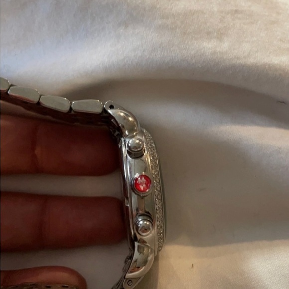 Authentic Michelle diamond watch mother of pearl - Picture 3 of 3